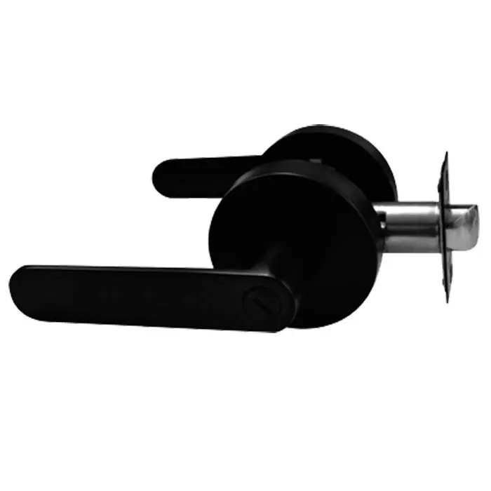 Cerradura tubular para baño negro